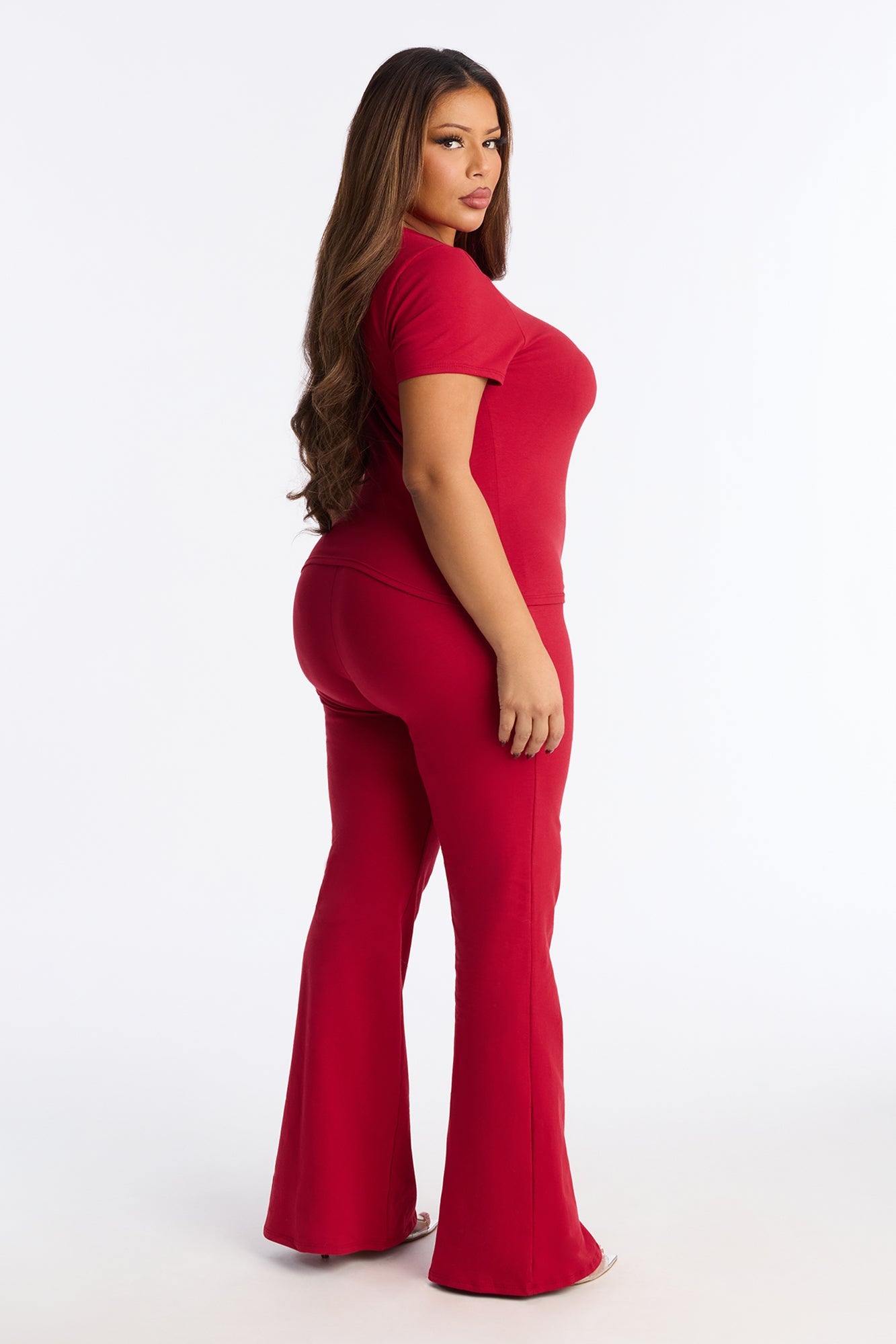 Your Sweetheart Pant Set - Red