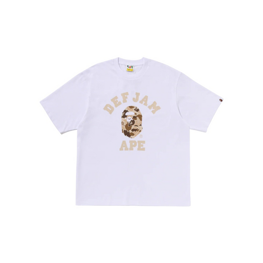 A Bathing Ape x Def Jam Camo College Relaxed Fit Tee | 4580794195671
