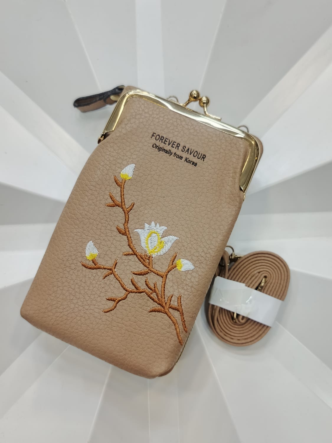 Imported Embroidered Fancy Mobile Clutch