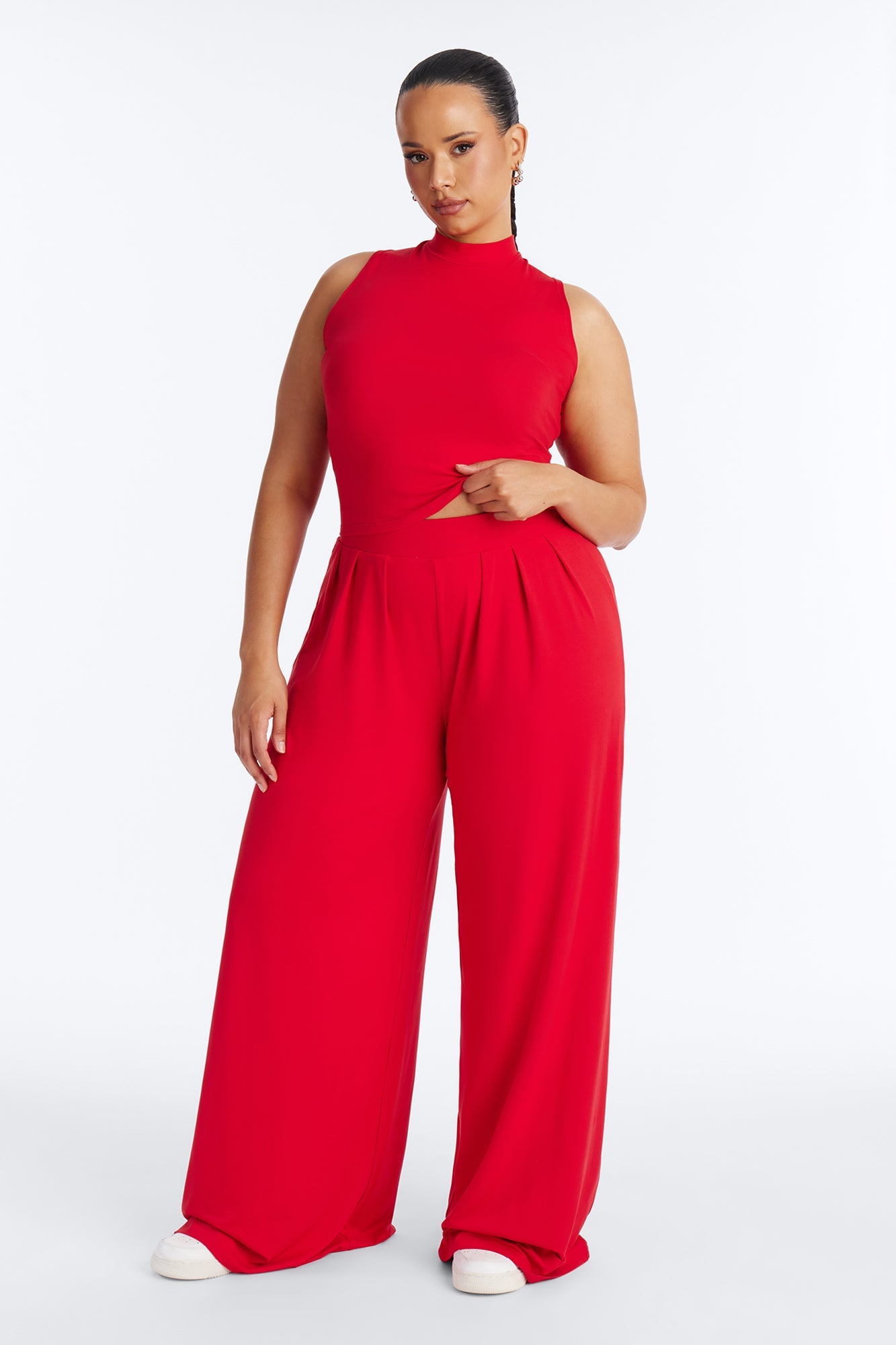 Endless Moment Pant Set - Red