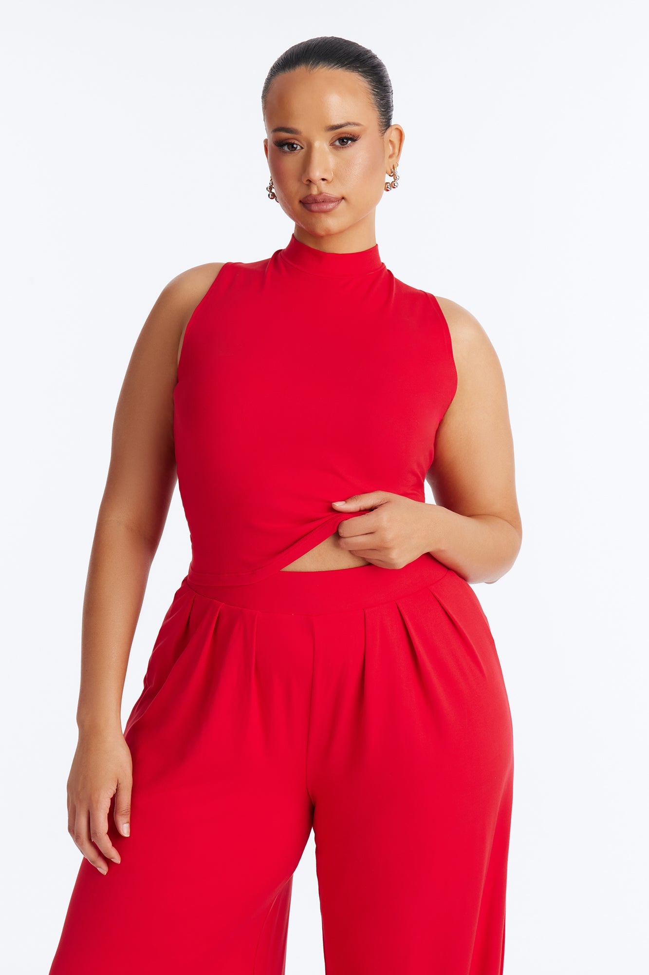 Endless Moment Pant Set - Red