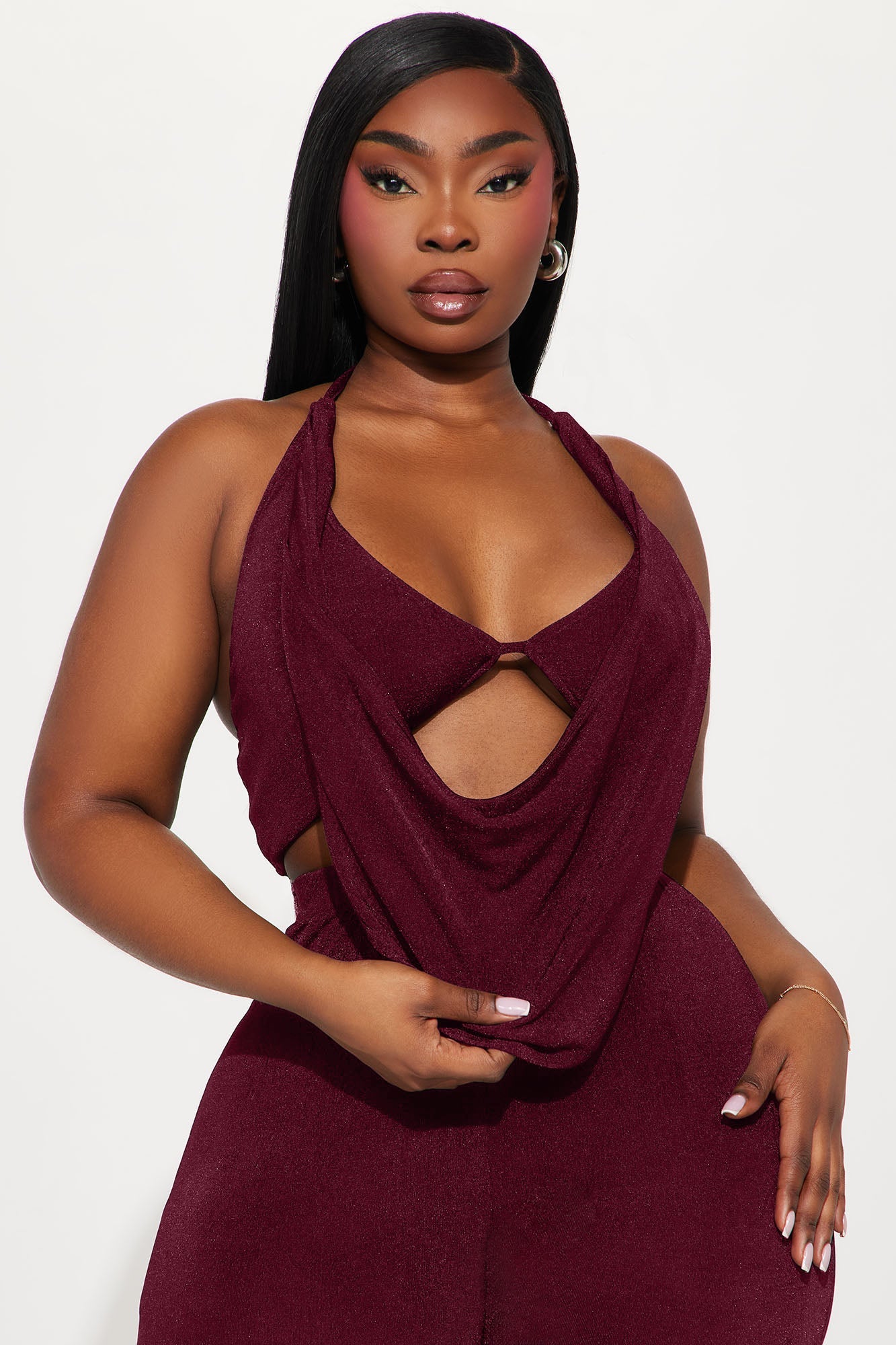 Weekend Lineup Legging Set - Burgundy