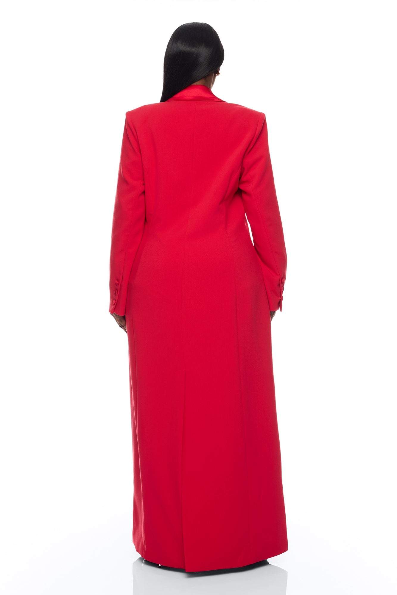 Margo Maxi Blazer Short Suit Set - Red