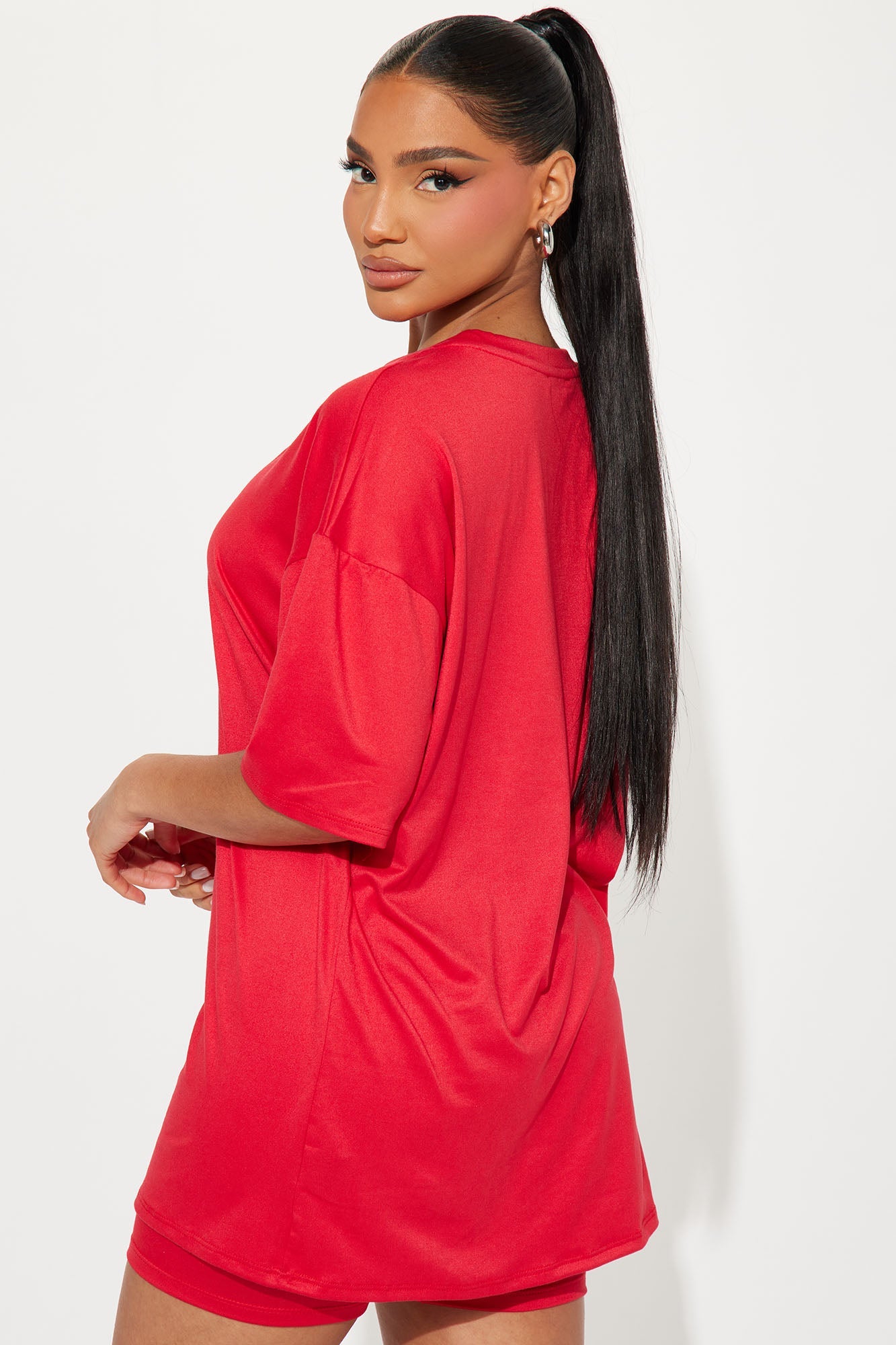 Weekend Vibes Short Set - Red