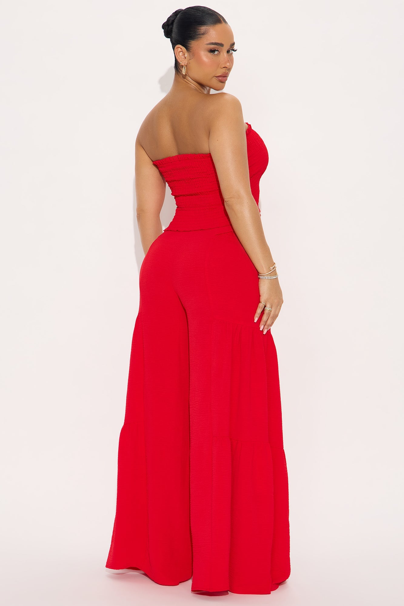 Live In Paradise Pant Set - Red