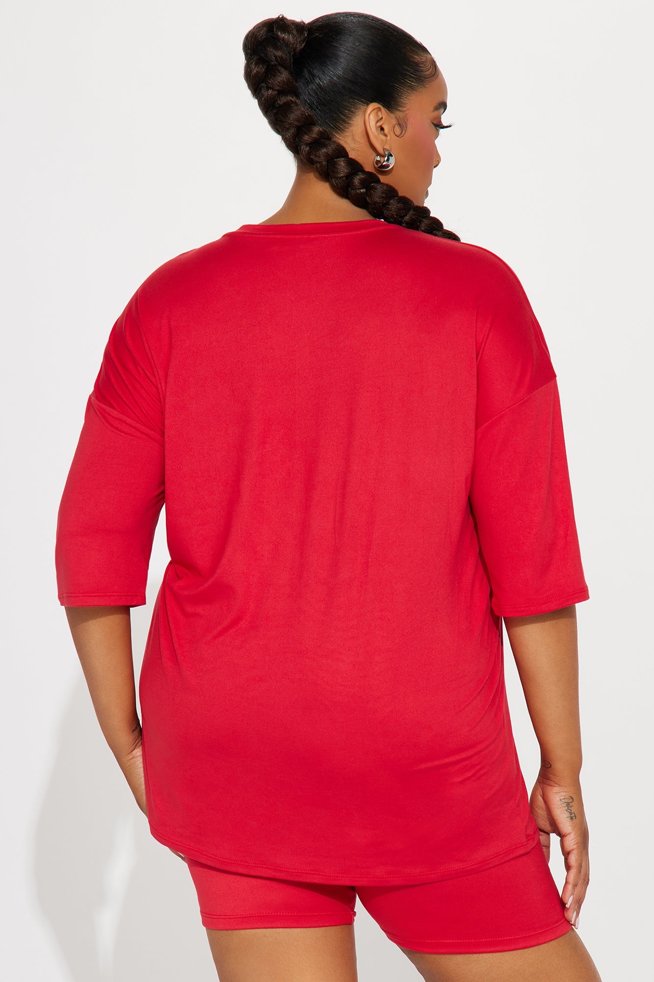 Weekend Vibes Short Set - Red