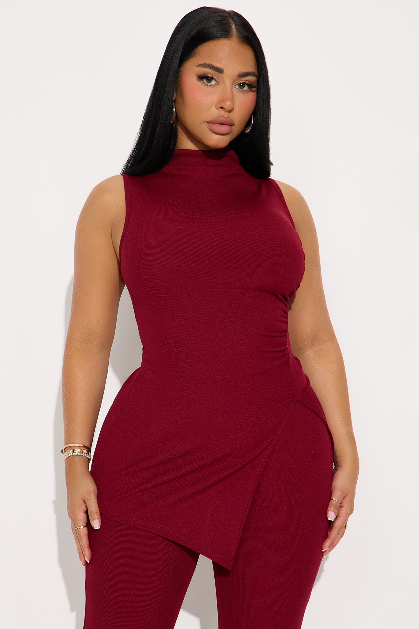 Lilly Pant Set - Burgundy