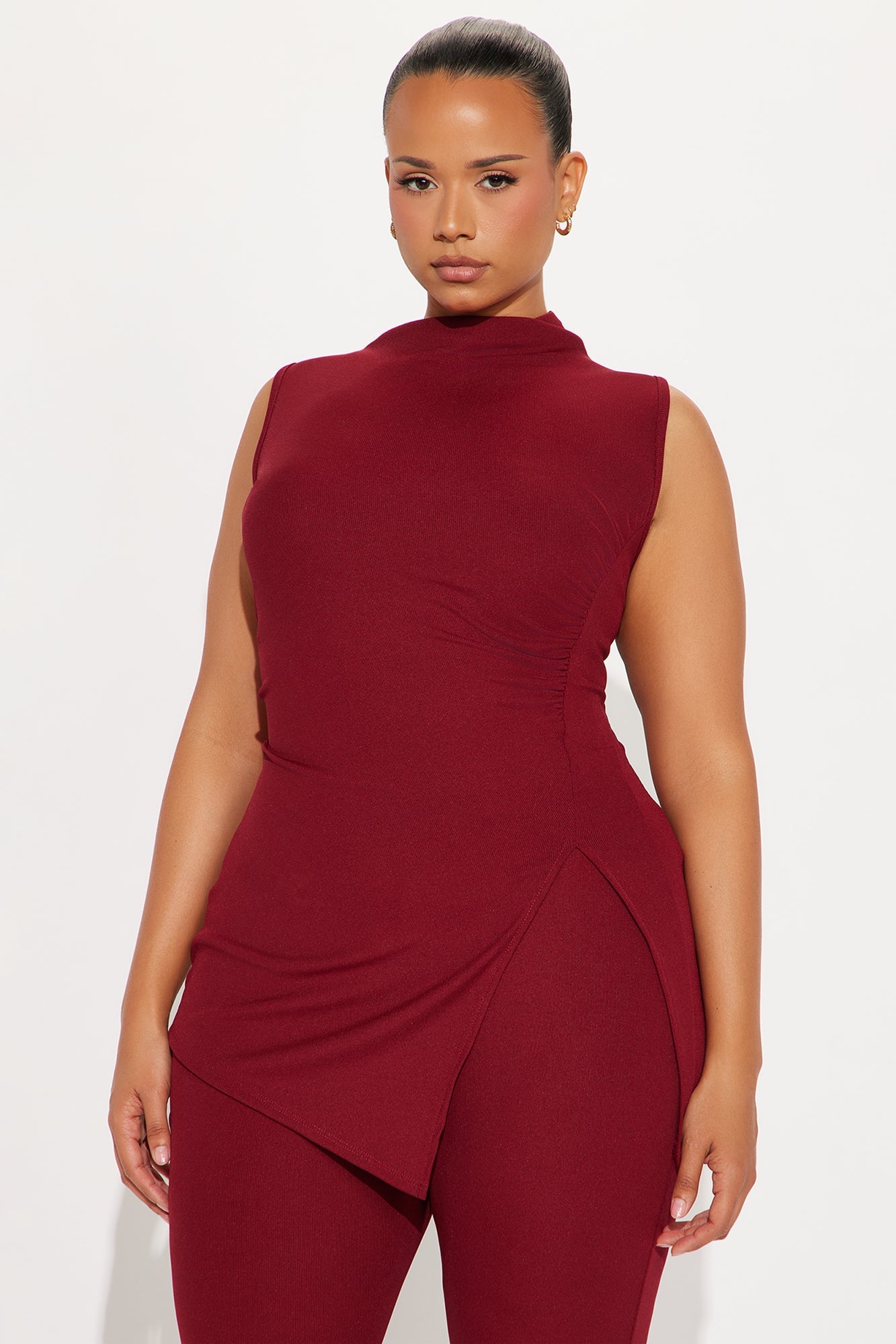 Lilly Pant Set - Burgundy