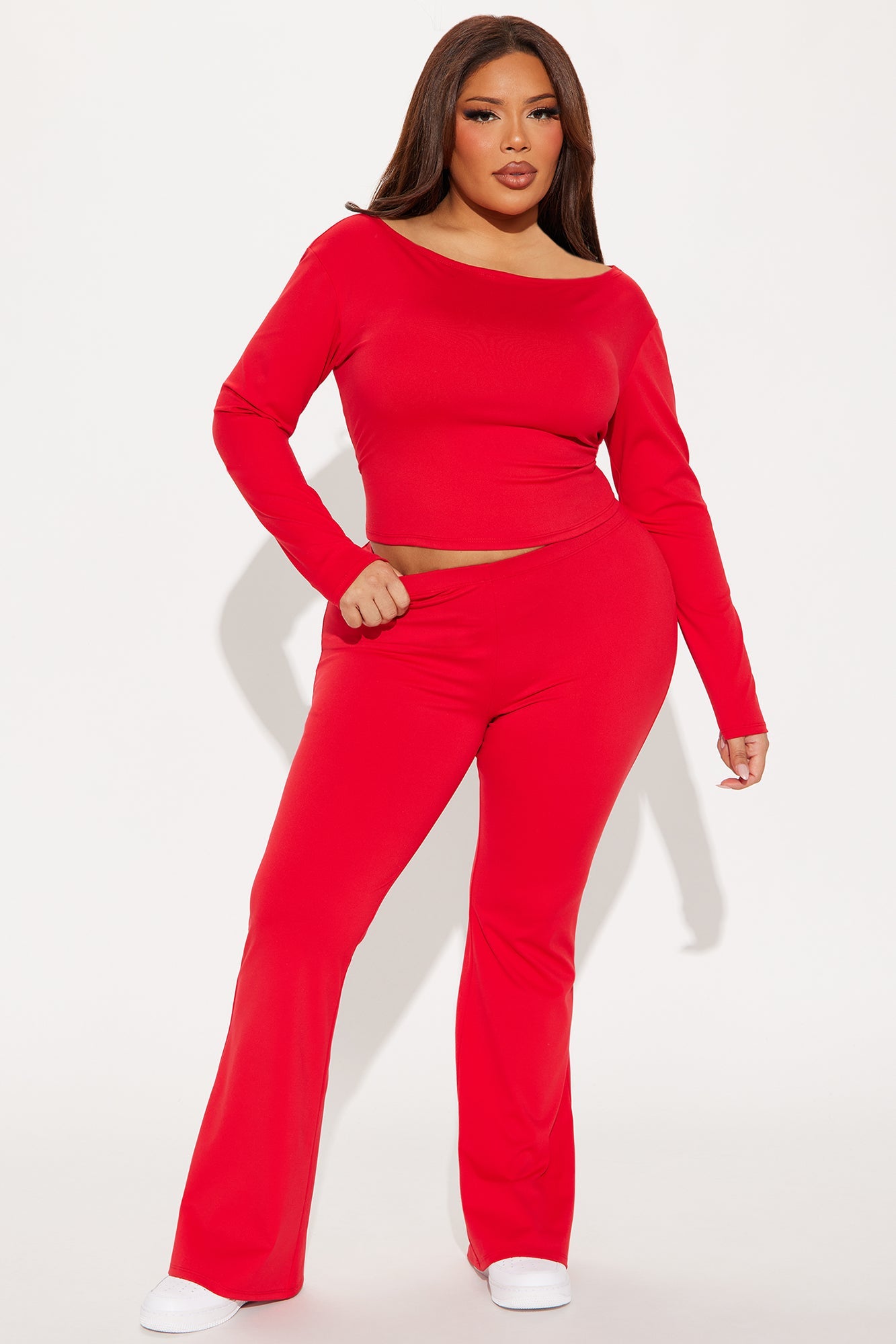 Mandy Pant Set - Red