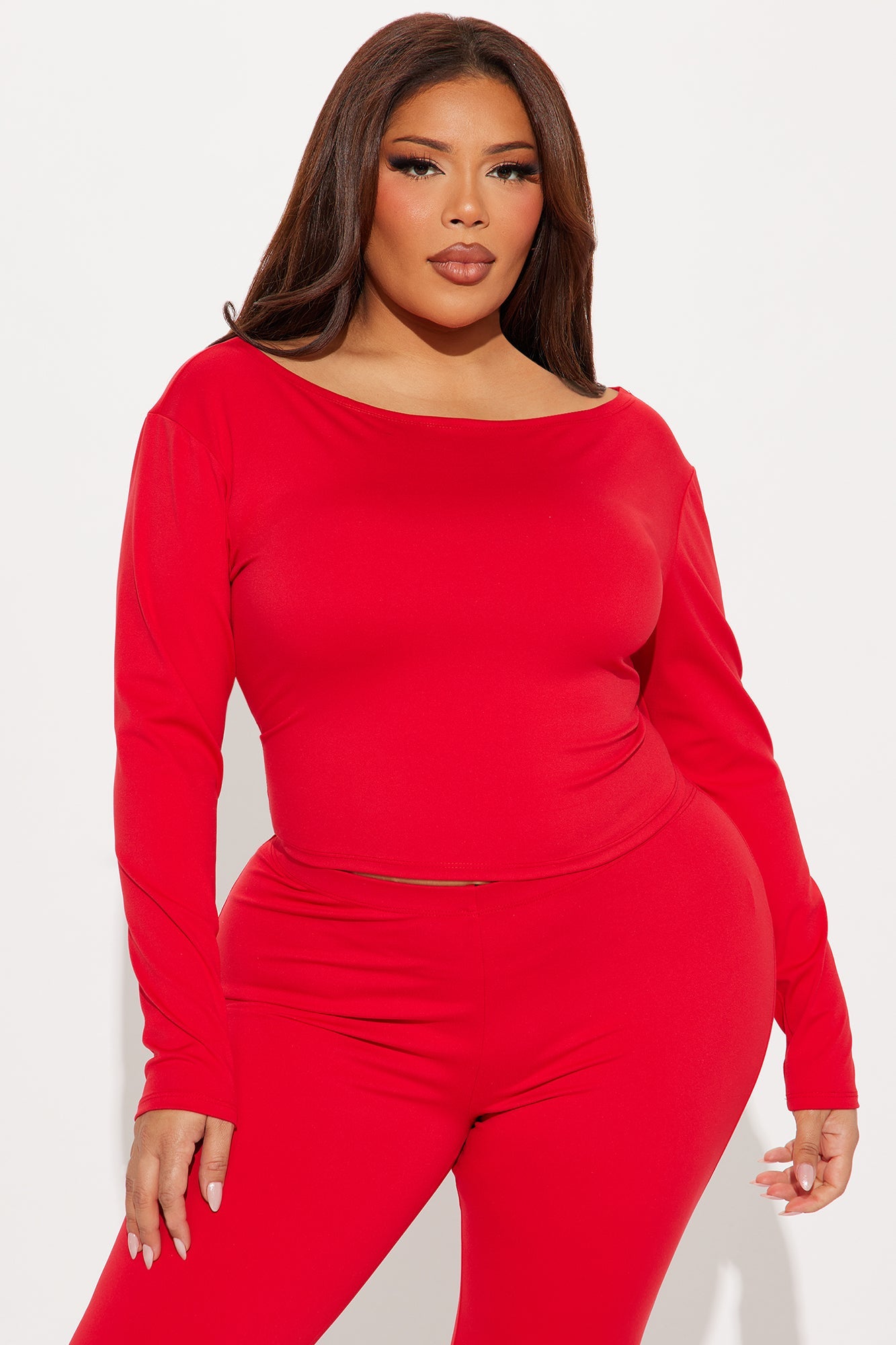 Mandy Pant Set - Red