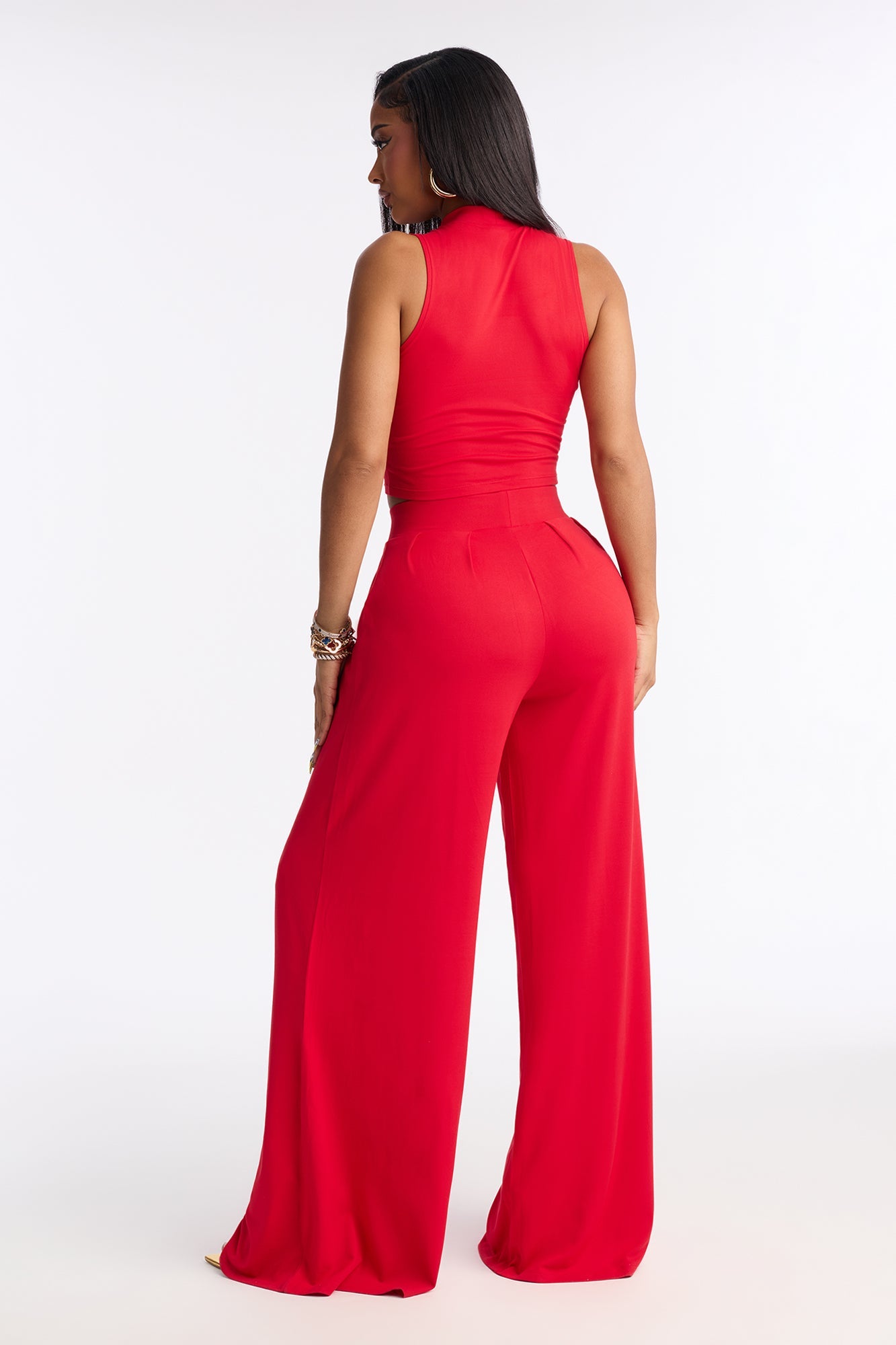 Endless Moment Pant Set - Red