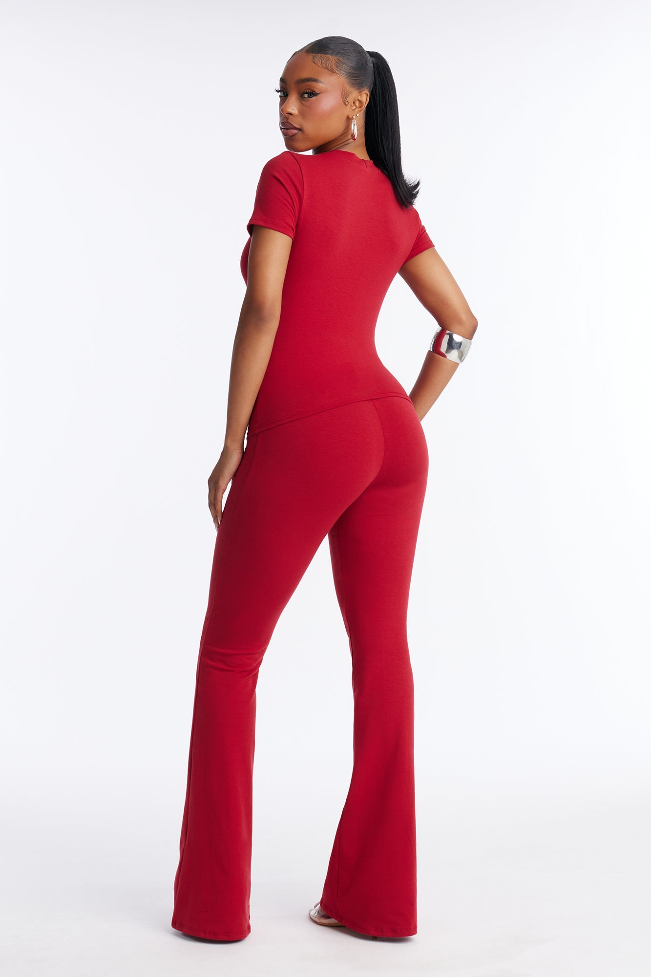 Your Sweetheart Pant Set - Red