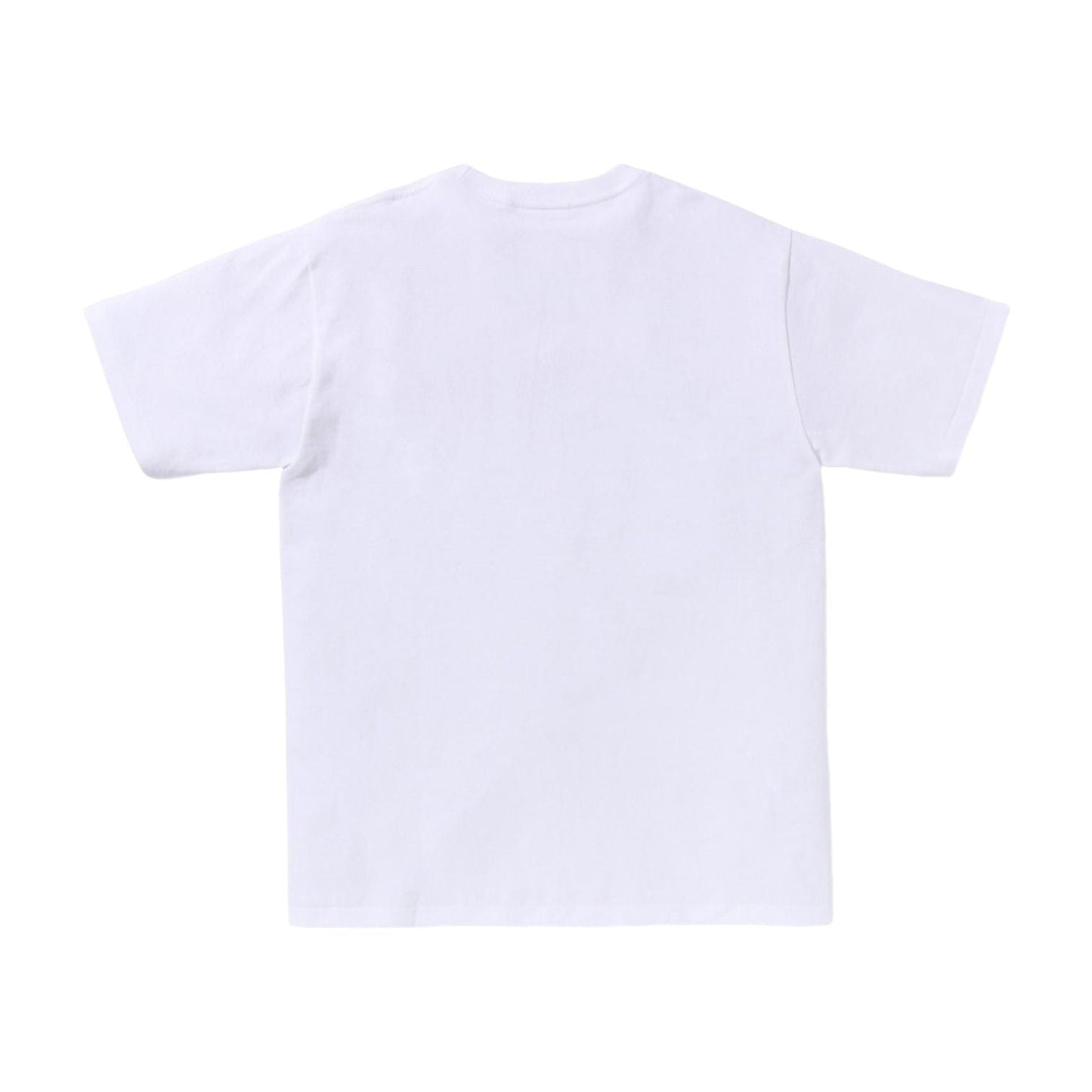 A Bathing Ape Spray Print College Relaxed Fit T-Shirt White | 1L30-110-329-GRY