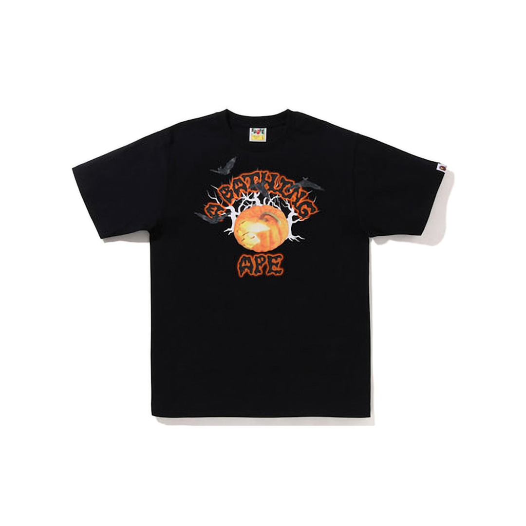A Bathing Ape Halloween Jack O' Lantern College Tee | 1I70-110-012