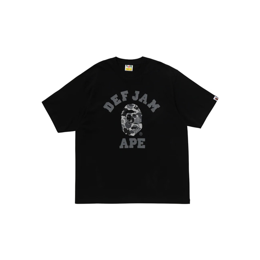 A Bathing Ape x Def Jam Camo College Relaxed Fit Tee | 4580794195671