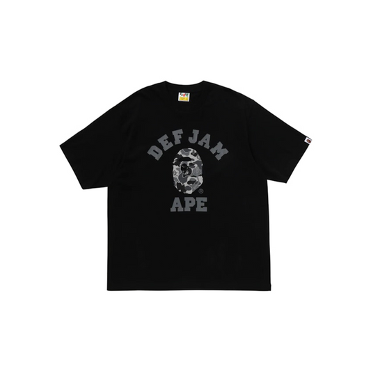 A Bathing Ape x Def Jam Camo College Relaxed Fit Tee | 4580794195671