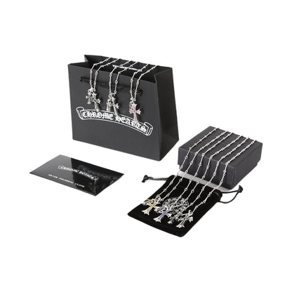 Chrome Hearts Double Cross Necklace | 6 Colors