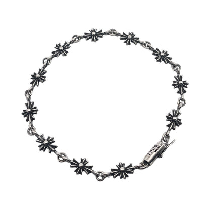 Chrome Hearts Blue Diamond Cross Bracelet