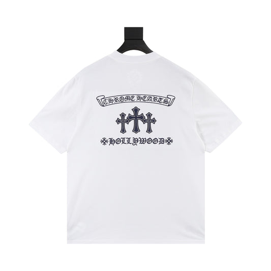 Chrome Hearts Sanskrit Cross Print T-Shirt