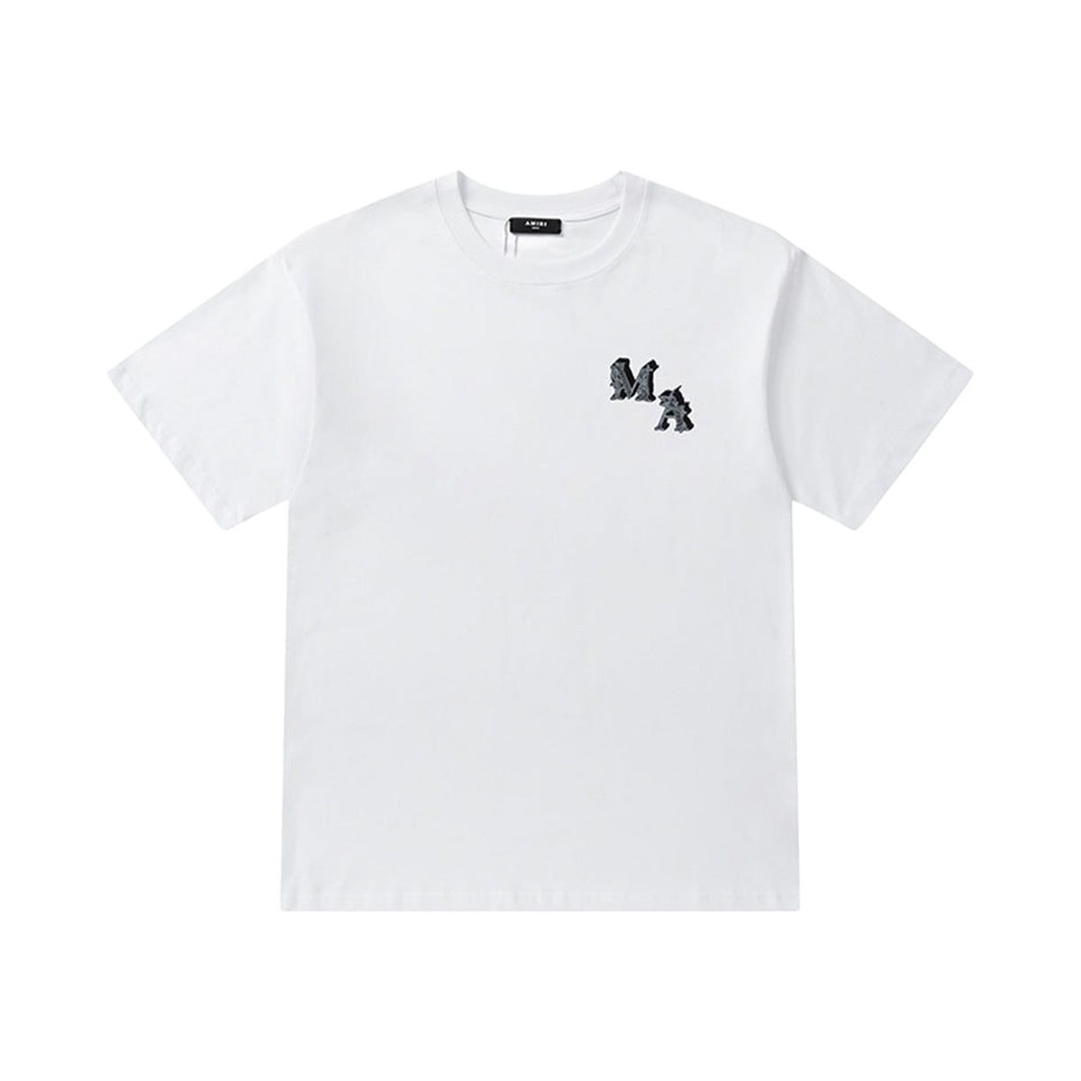 AMIRI Angel Print Cotton Jersey T-Shirt Black White