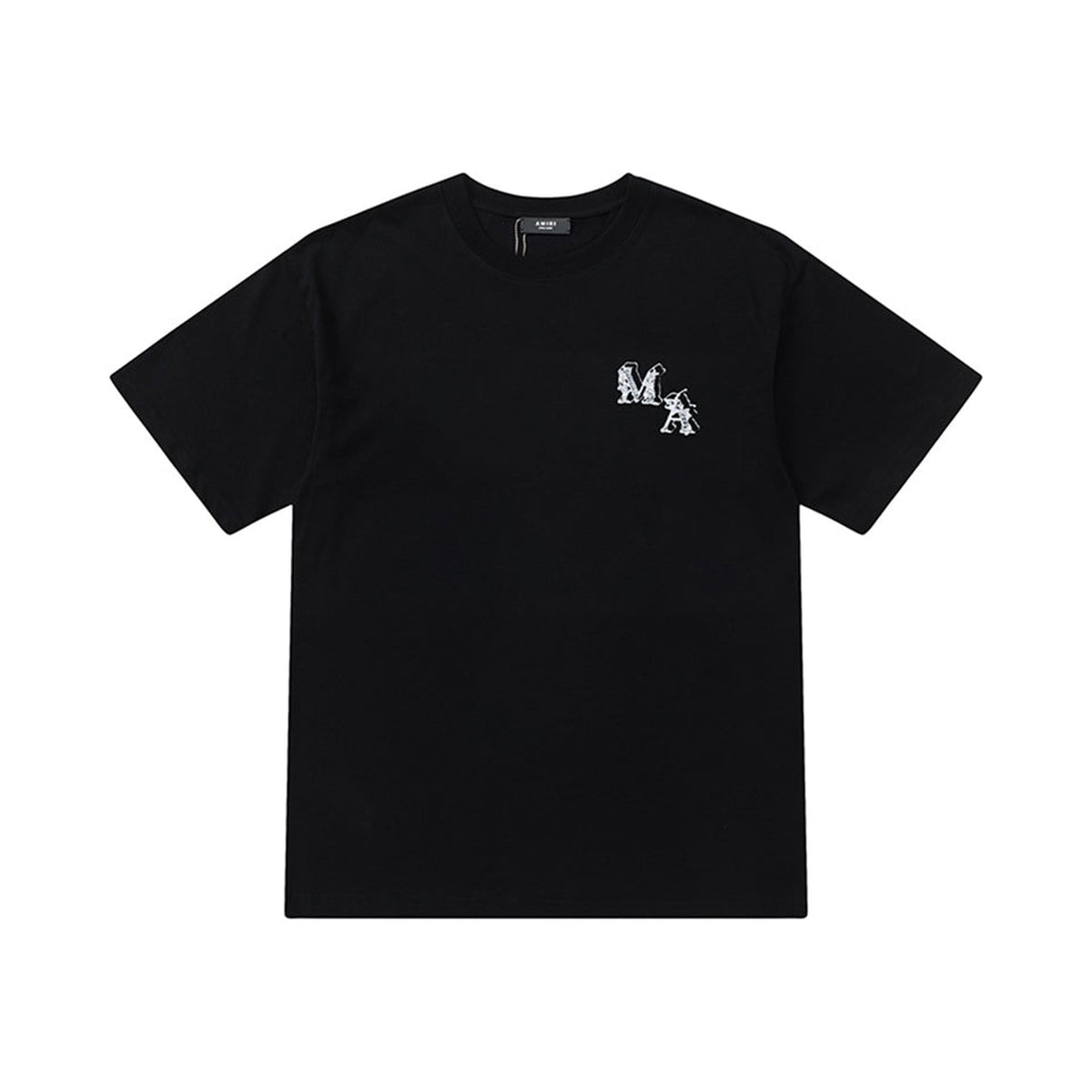 AMIRI Angel Print Cotton Jersey T-Shirt Black White
