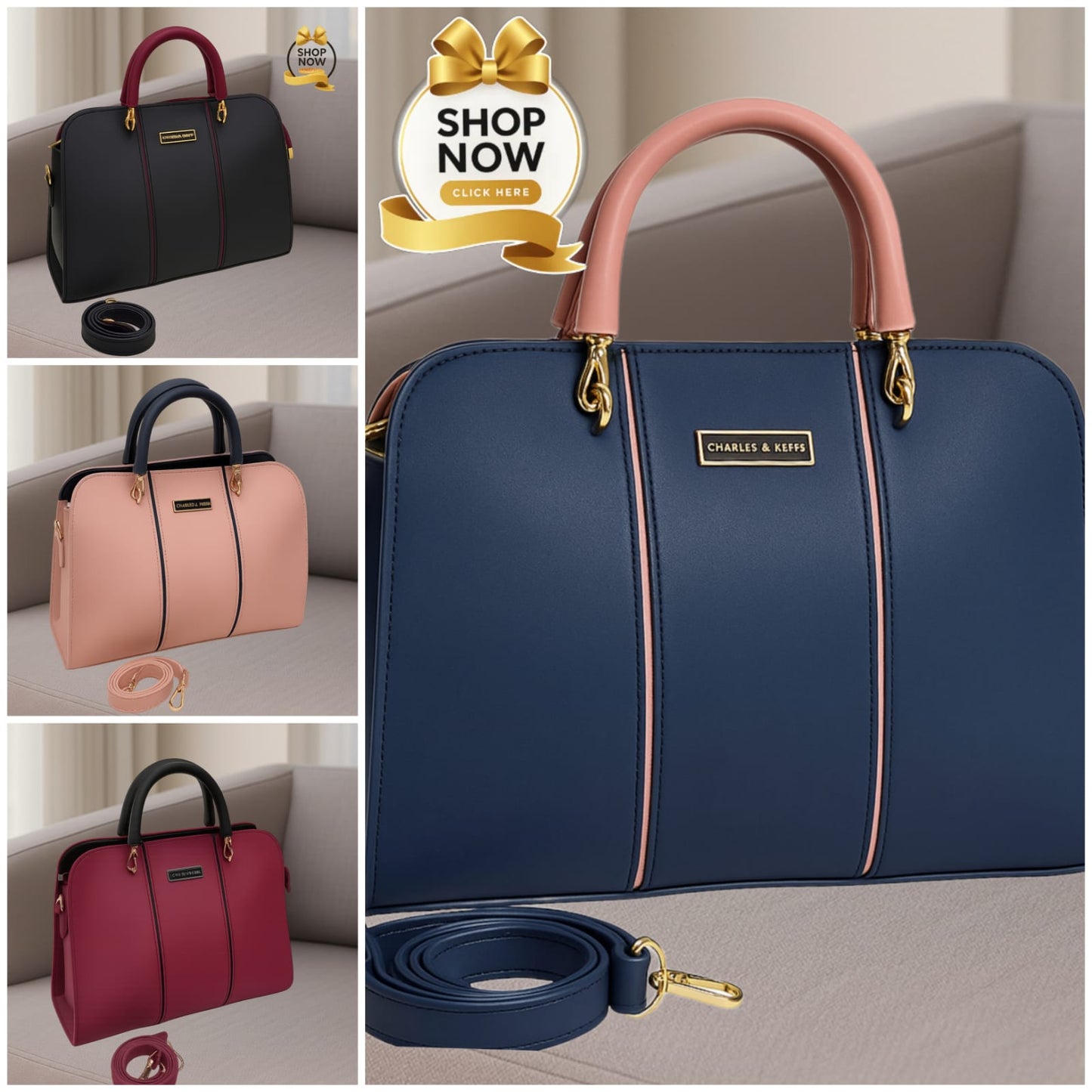 Charle & Kaith Premium Shoulder Bag