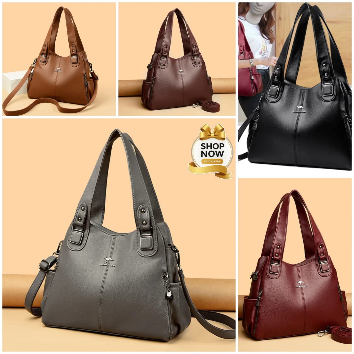 Kangroo High-Quality Shoulder Bag