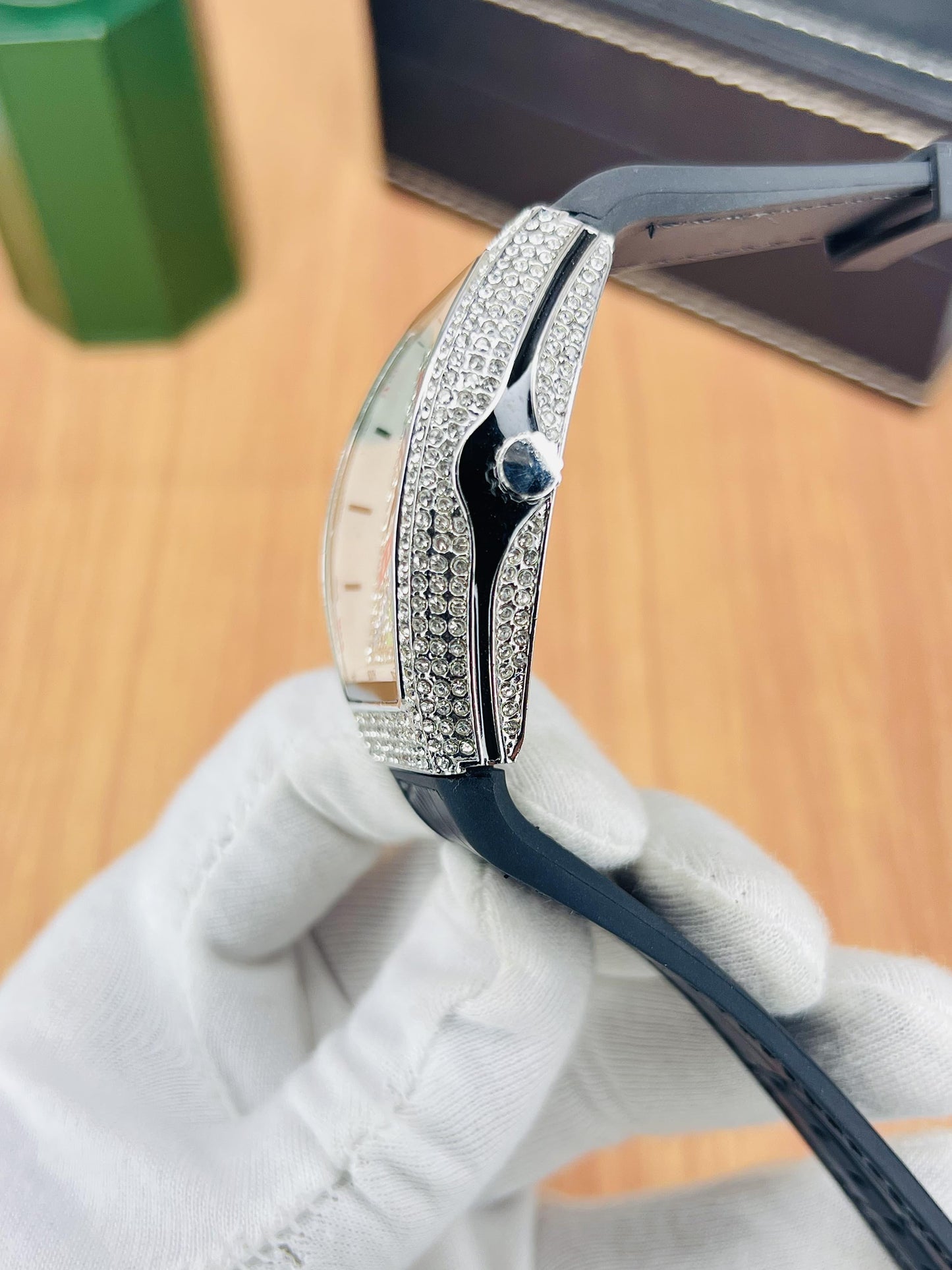 Franck Muller Inspired Multi-Color Stone