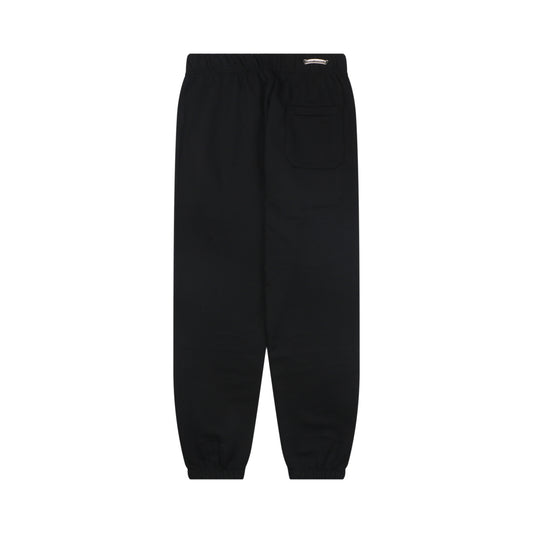 Chrome Hearts Triple Cross Leather Patch Tapered Pants Black Gray