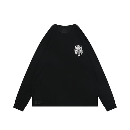 Chrome Hearts Waffle Knit Vine Dagger Print Long Sleeve